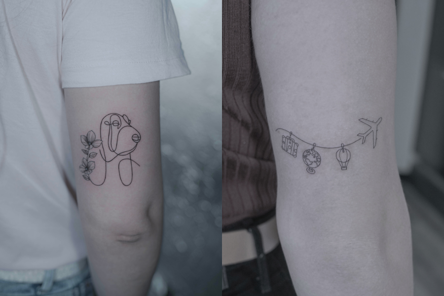 Minimalism in Tattoos: Less is More – BARU AMARU